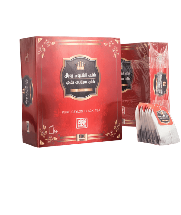 شاي الشيوخ رويال 100 كيس الشاي شاي الشيوخ رويال 100 كيس - تجربة مذاق استثنائية