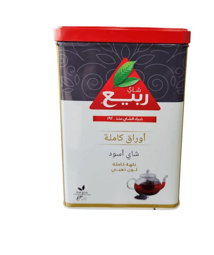 شاي ربيع أوراق كاملة - شاي أسود بنكهة غنية ولون ذهبي - عبوة معدنية فاخرة شاي ربيع أوراق كاملة - شاي أسود بنكهة غنية ولون ذهبي - عبوة معدنية فاخرة شاي ربيع أوراق كاملة - شاي أسود بنكهة غنية ولون ذهبي - عبوة معدنية فاخرة
