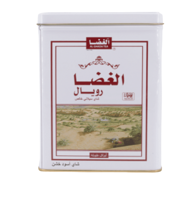 شاي الغضا رويال علبة حديد ابيض 300 جرام الشاي شاي الغضا رويال علبة حديد ابيض 300 جرام - تجربة مذاق استثنائية