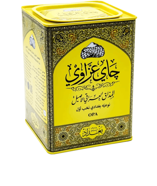 شاي عزاوي العراقي الشاي شاي عزاوي العراقي علبة معدنية 300 جرام