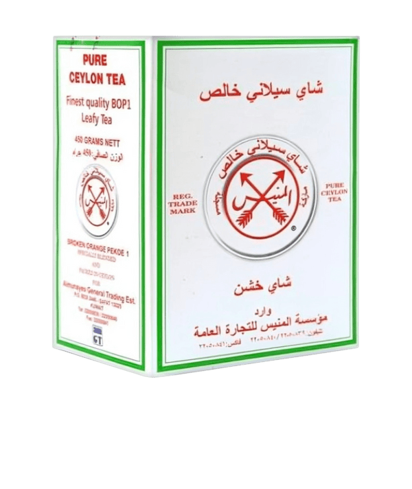 شاي المنيس الأبيض 450 جرام شاي المنيس الأبيض 450 جرام شاي المنيس الأبيض 450 جرام – نكهة مميزة وجودة استثنائية في عبوة كرتون