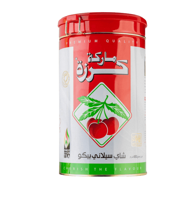 شاي كرزة علبة حديد 450 جرام شاي أحمد معطر 500 جرام شاي كرزة علبة حديد 450 جرام - تجربة مذاق استثنائية