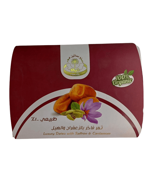 تمر فاخر بالزعفران والهيل التمر تمر فاخر بالزعفران والهيل