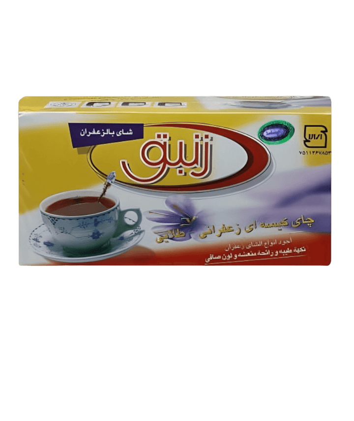 شاى زنبق بالزعفران الشاي شاى زنبق بالزعفران - علبة فاخرة لهدية مميزة