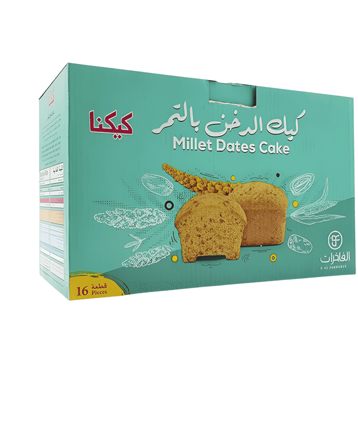 كيكنا كيك الدخن بالتمر معمول كيكنا كيك الدخن بالتمر