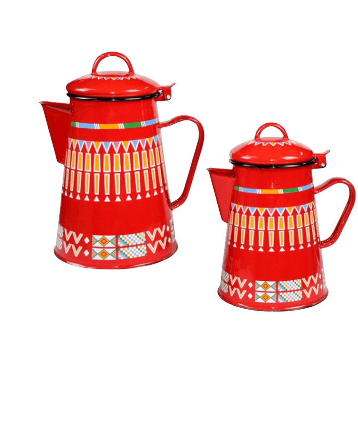 دلة حليب تراثية اون أحمر Coffee Tools | الأدوات القهوه دلة حليب تراثية اون أحمر